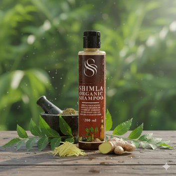 Shimla Organic Shampoo | Clean, Fresh & Strengthened Hair (200ml)